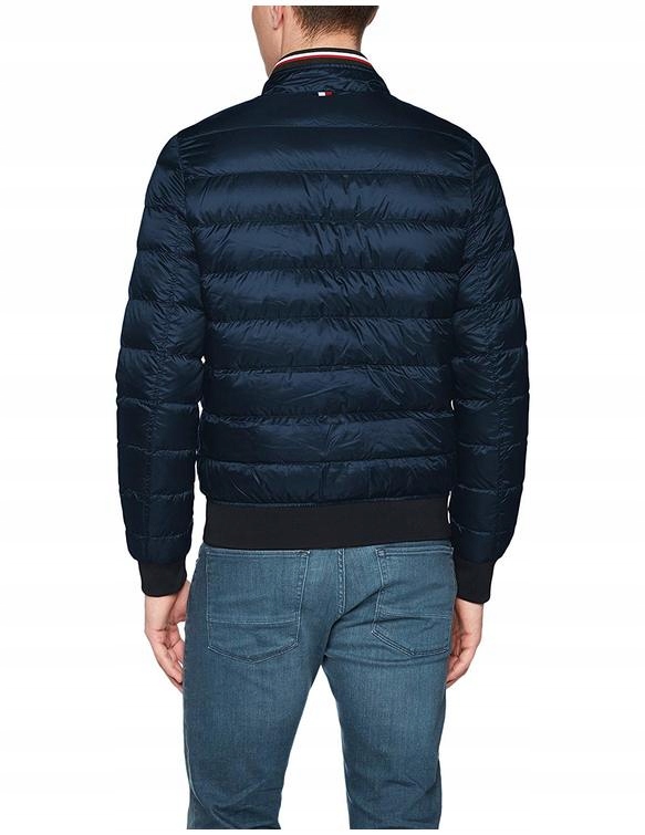 TOMMY HILFIGER KURTKA BOMBERKA GRANATOWA L - 7447163135 - oficjalne