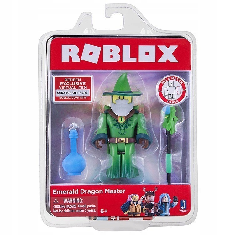 Zabawka Figurka Roblox Emerald Dragon Master 7628510390