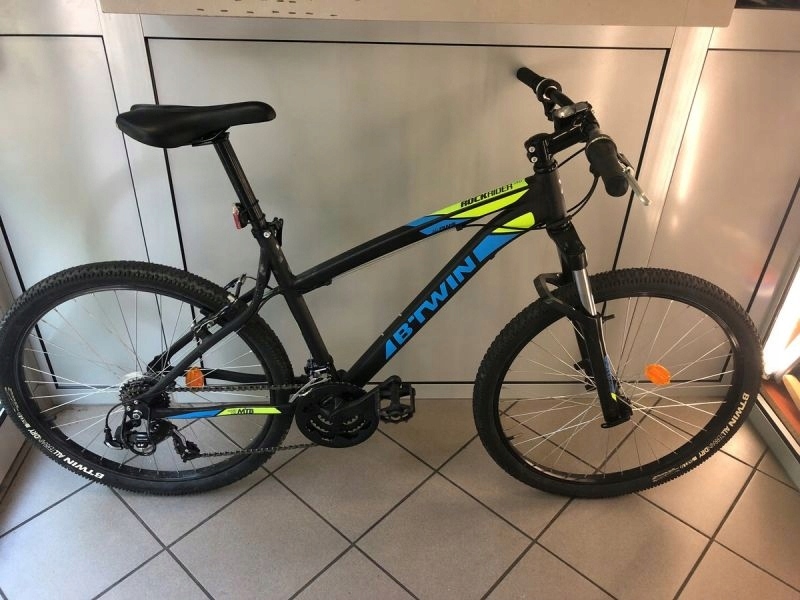 btwin rockrider 340 grey mtb cycle