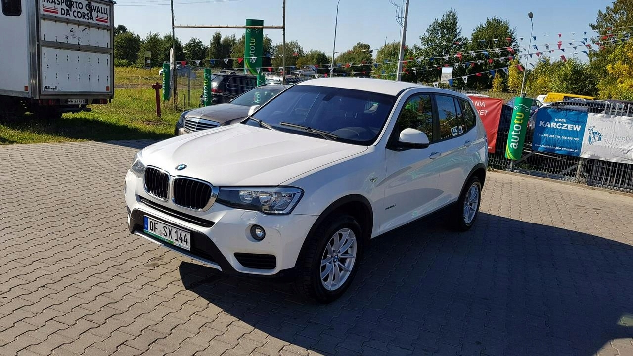 BMW X3 2.0 d Lift 2015r Biała Perła Automat 7560313574