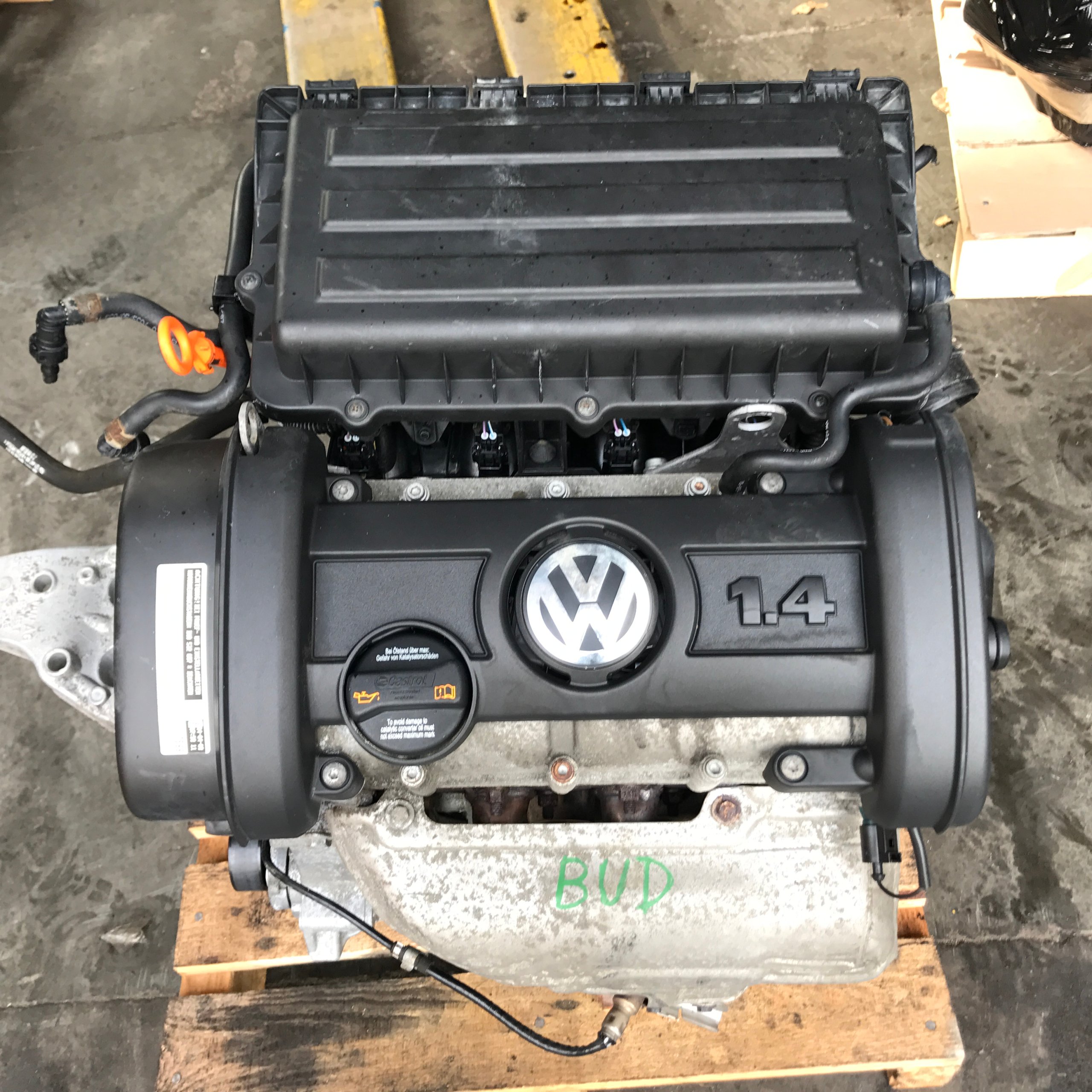 Silnik VW Polo, Caddy Golf V 1.4 16V 2008r BUD 6998308788 oficjalne