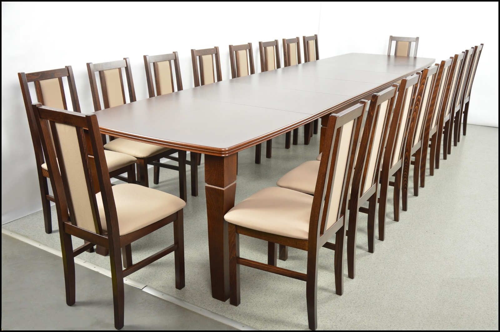 Do Szkoły Zakupiono 18 ławek I 36 Krzeseł 18 krzeseł i stół 100x160/400cm orzech - 7039890629 - oficjalne