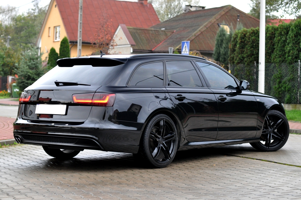 S-LINE x2 Audi A6 C7 Black Edition FULL - 7262452647 - oficjalne ...