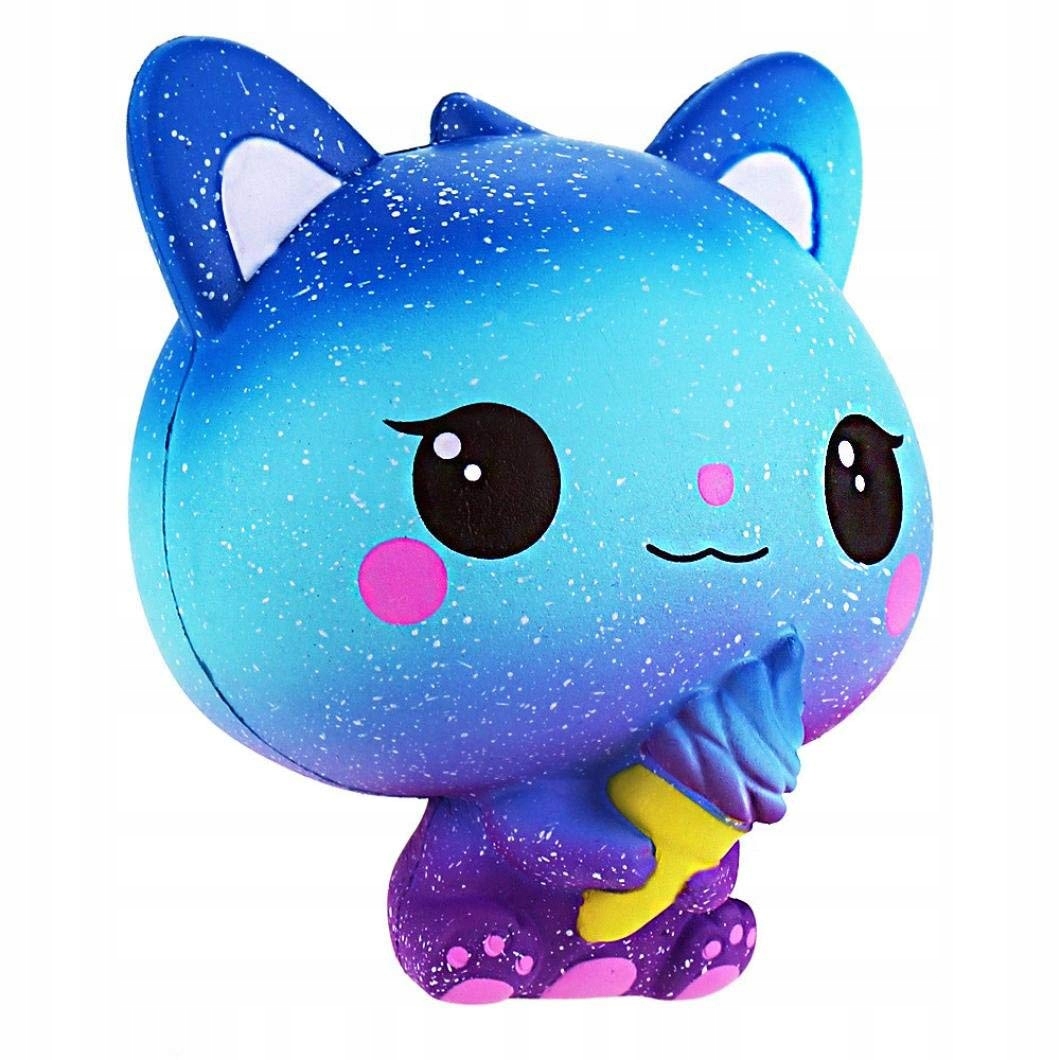 Squishy Jumbo Kot Kotek Galaxy Gniotek Antystresik 7455897934