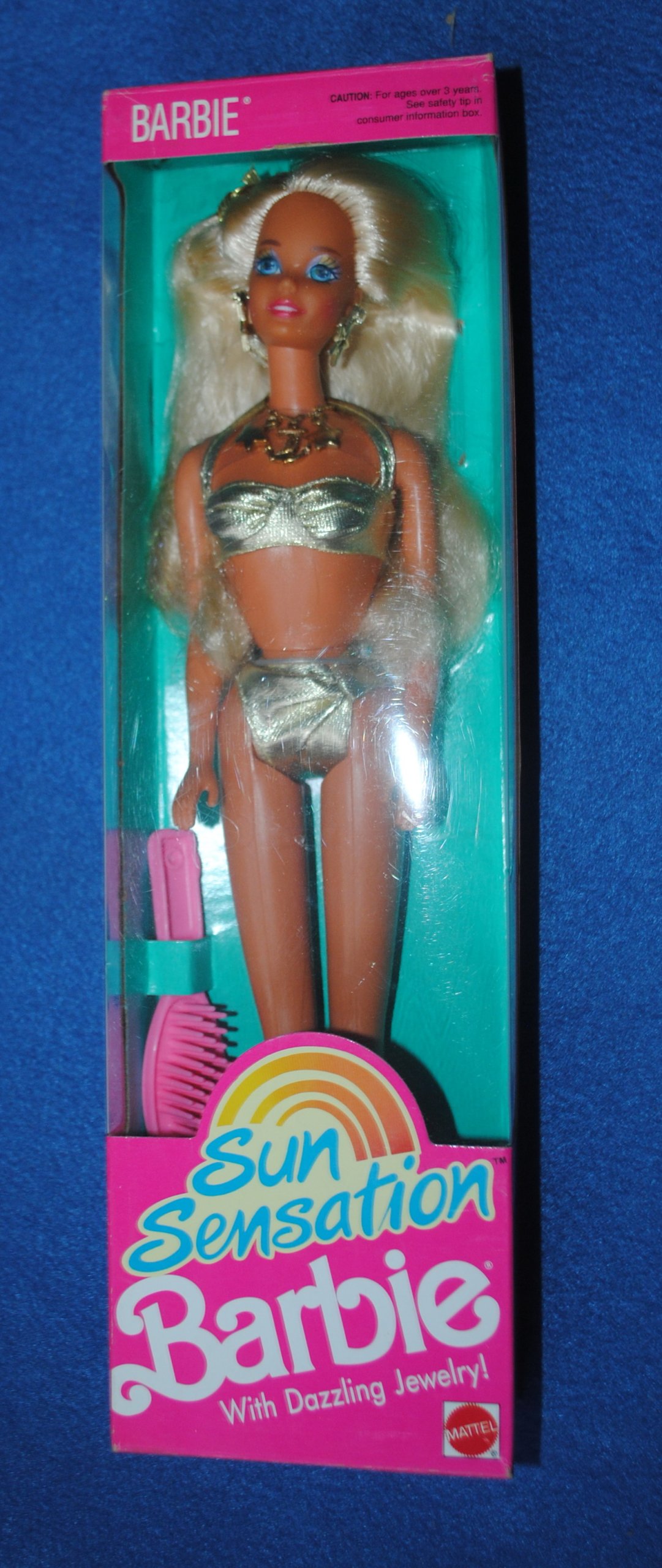 lalka BARBIE SUN SENSATION 1991 mattel - 7368426535 - oficjalne