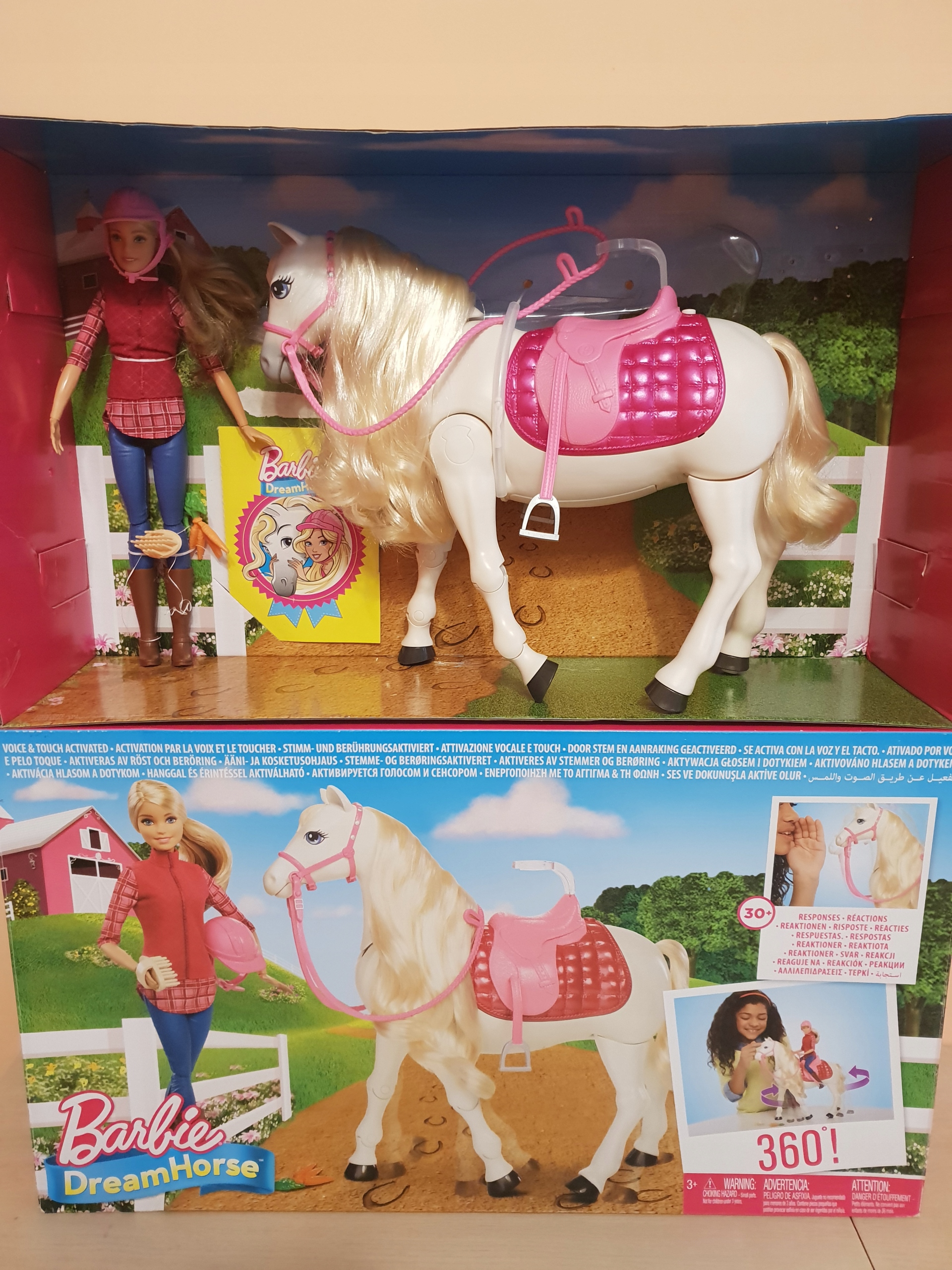 Lalka Barbie Interaktywny Koń Frv36 Mattel 7733232804 Lalka Barbie Interaktywny Koń Frv36 Mattel 7733232804