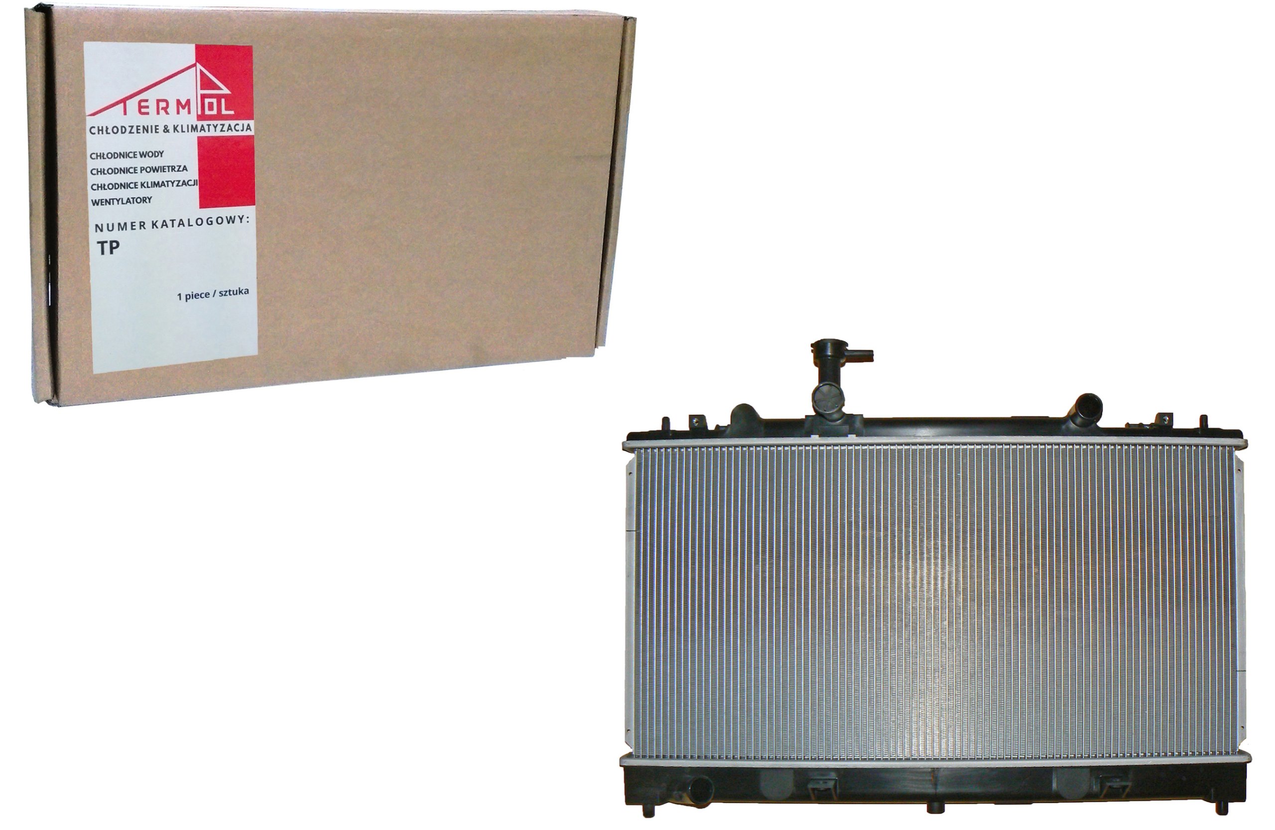 CHŁODNICA WODY MAZDA 6 1.8 2.0 2002- LUTOWANA