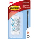 фото mini №1, Fasteners transparent to wires 4 pcs. little 3m