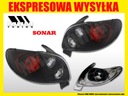 Фара задняя комплект peugeot 206 1998- black lexus тюнинг2, купить в Украине