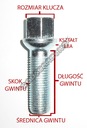 Винти, болты, винты до колеса дисков 14x1,5x28 шар audi a3 seat skoda mercedes vw golf passat3, купить с разборки
