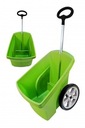 фото mini №4, Trolley garden wheelbarrow 67l green to leaves grass