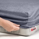 фото mini №3, Sheet terry cloth with elastic band 200×220 graphite