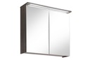 фото mini №10, Cabinet with a mirror 80cm 2 door cosmo 2-841 white/ avola