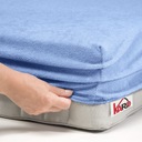 фото mini №3, Sheet terry cloth with elastic band 160x200 blue 028