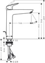 фото mini №2, Hansgrohe logis washbasin faucet high 71090000