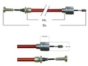 Трос тормозная тяга alko оригинал 1430/1620mm2, купить в Украине