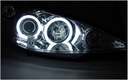 Фары перед peugeot 206 02- black angel eyes ccfl3, купить с разборки