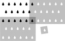 фото mini №1, Template painting reusable wallpaper drops 2
