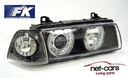 Фары фары bmw e36 coupe angel eyes ксенон dc3, купить с разборки