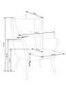 фото mini №5, Seat recreational cotto salon -c. gray cloth