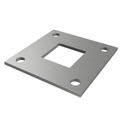 фото mini №1, Plate assembly 90 x 90 mm for racks balustrady 40 x 40 mm, metal stainless steel