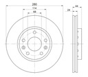 фото mini №2, Disks mikoda 1758 pads dacia duster suv van 2011- front 280mm