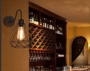 фото mini №4, Lantern wall-mounted wall lamp в style loft renault e27 black