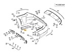 Захист
 днища багажника mercedes w204 a20469003072, купити в Україні
