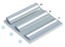 фото mini №11, Profile aluminum reto anodized 1m to plume led backlight