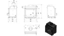 фото mini №2, Fireplace with a water jacket grilles maja 8 kw fi 180 mm