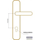 фото mini №3, Inner handle handmet long glass, szyld з aperture turnkey, szyld з aperture turnkey insertion