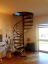 фото mini №1, Stairs curved spiral balustrady forged blacksmith