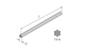 фото mini №2, Rope acid-resistant stainless steel weaving 7x19 inox fi 2 mm
