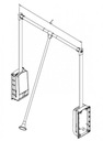 фото mini №4, Hanger reduced pantograph 45-60 centimeters chrome am004