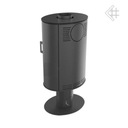фото mini №6, Stove freestanding on leg goat ab 8 kw+ set connection fi 150