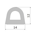 фото mini №5, Gasket self-adhesive windows door 14x12mm d 25m
