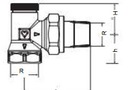 фото mini №4, Herz valve radiator reverse 3/ 4x3/ 4 angular 512