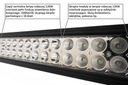 Панель led фара рабочая противотуманка 126w 12600lm9