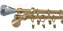 фото mini №7, Cornice double 19 mm+ 19 mm 280 centimeters