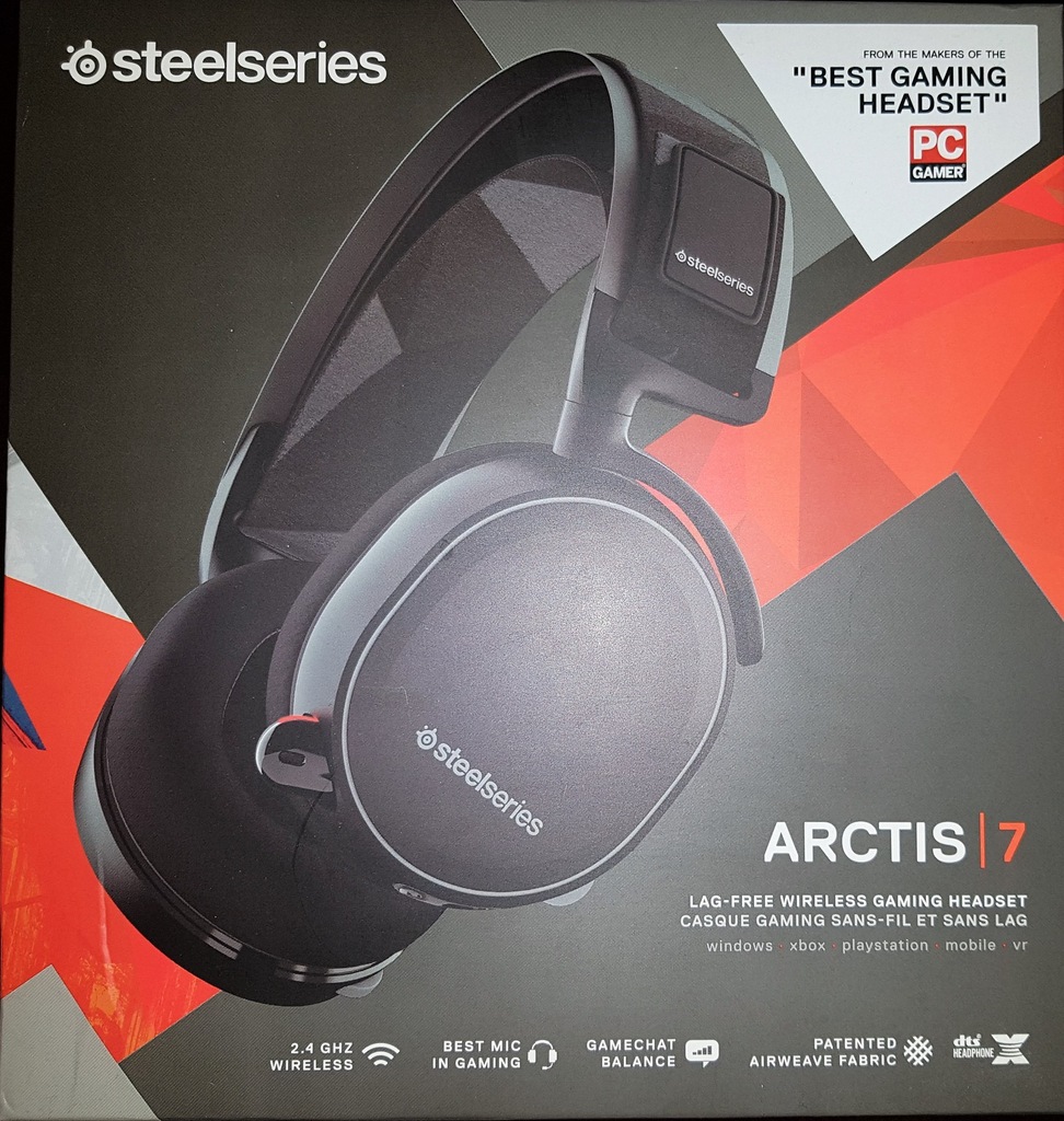 Słuchawki bezprzewodowe SteelSeries Arctis 7