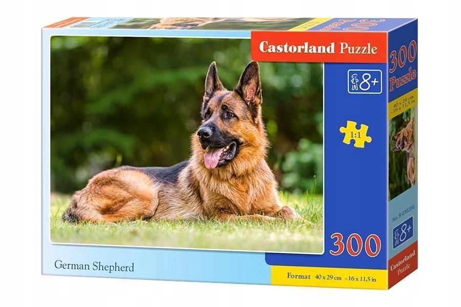 Puzzle dla dzieci 300 el Owczarek Niemiecki Psy