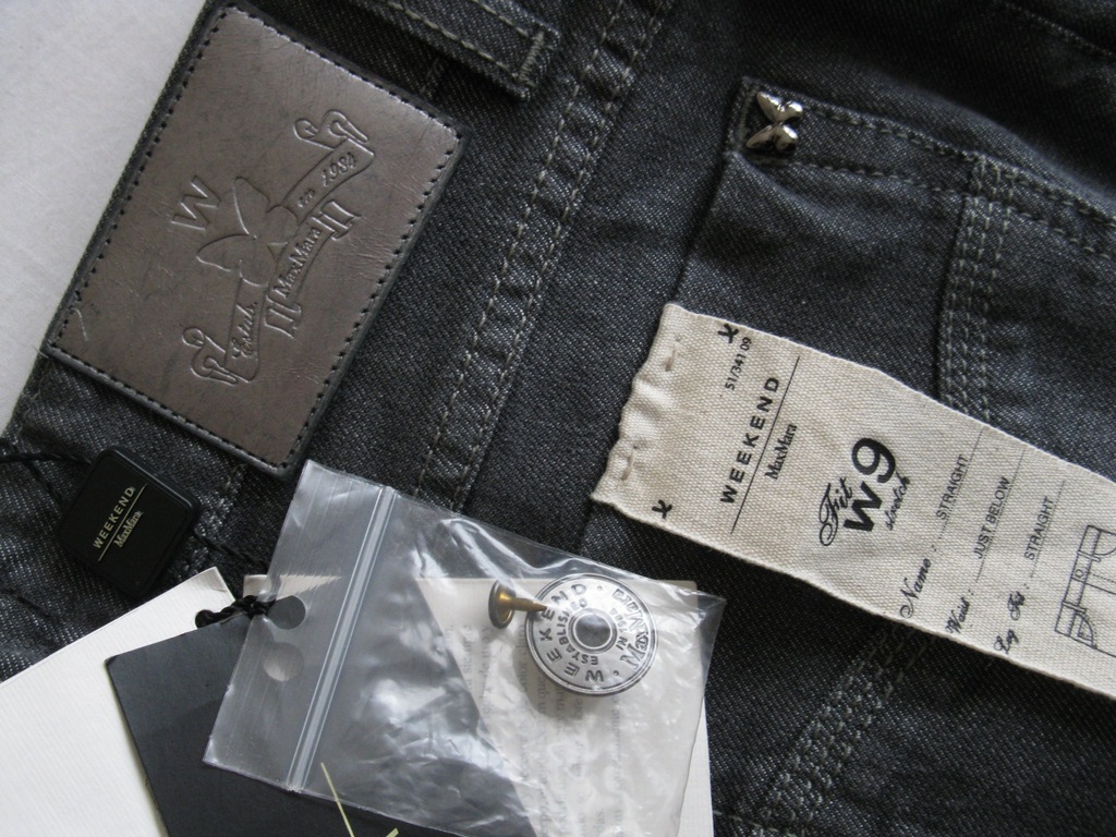 MAX MARA jeansy rurki r. S/M nowe z metką