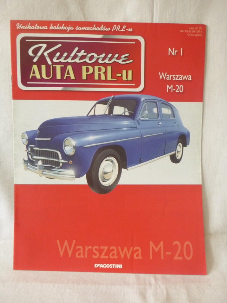 Gazetka Kultowe Auta PRLu - WARSZAWA M-20