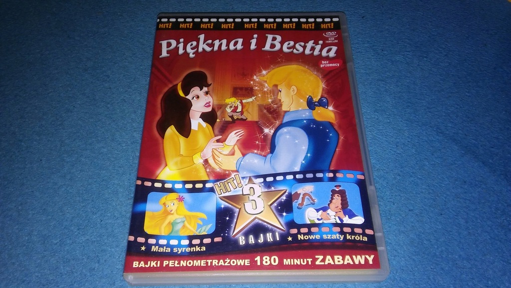 Piękna i bestia mała syrenka nowe szaty króla