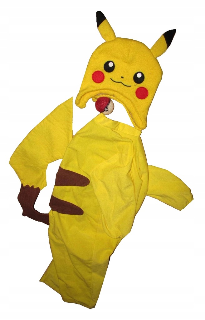 STRÓJ przebranie Pikachu pokemon r 116cm 5/6 lat