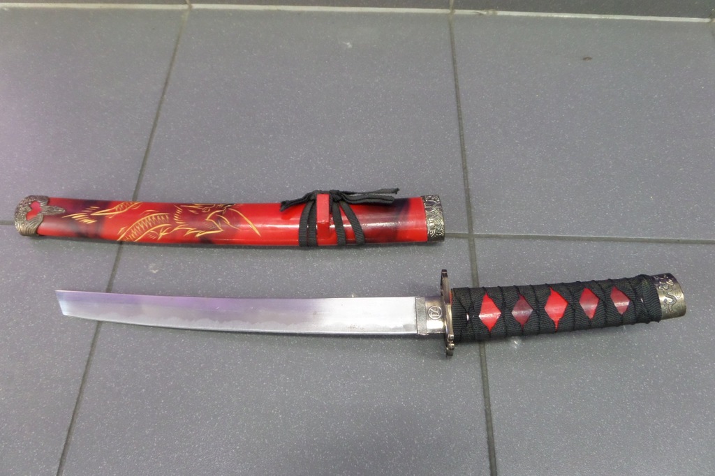 MIECZ SAMURAJSKI KATANA DŁ. 0,5 M 26870T