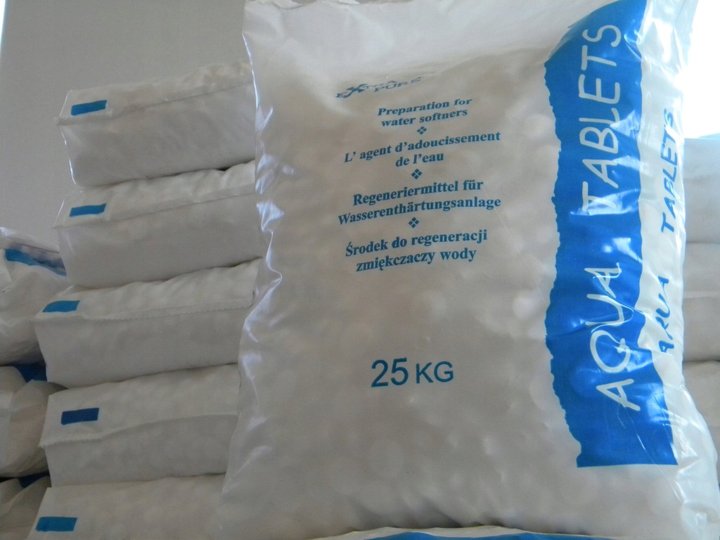 Sól tabletkowana, opakowanie 25 kg - Wieliczka!