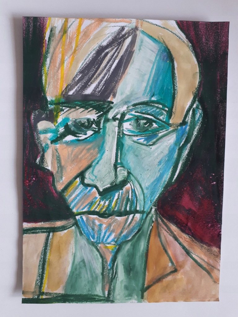 malarstwo współczesne, szkic, PORTRET 7