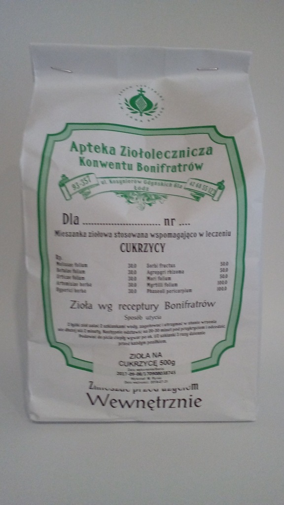 CUKRZYCA? zastosuj zioła od Bonifratrów