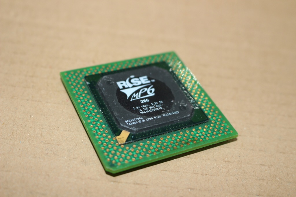 RISE MP6 266 MHz - Rzadki procesor pod socket 7 - 7783362126